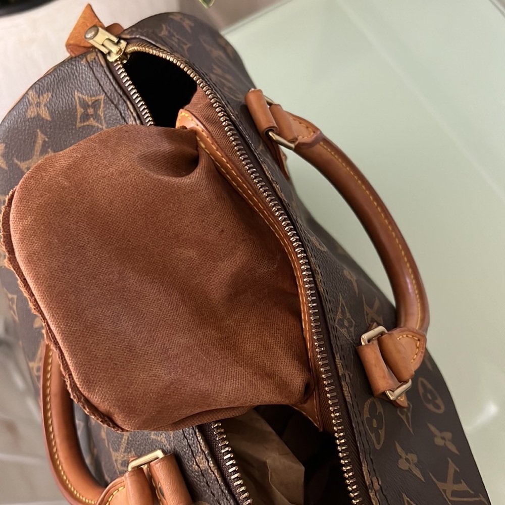 Authentic Louis Vuitton Monogram Speedy 30 Hand Boston Bag  travel hand bag - Picture 10 of 12